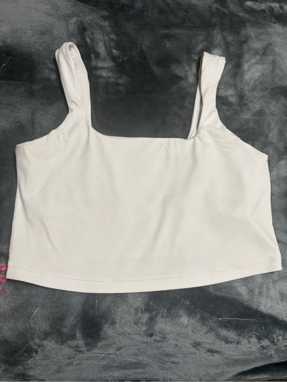 Athleta white sports bra, L